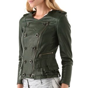 3.1 Phillip Lim Ruffle Leather Jacket